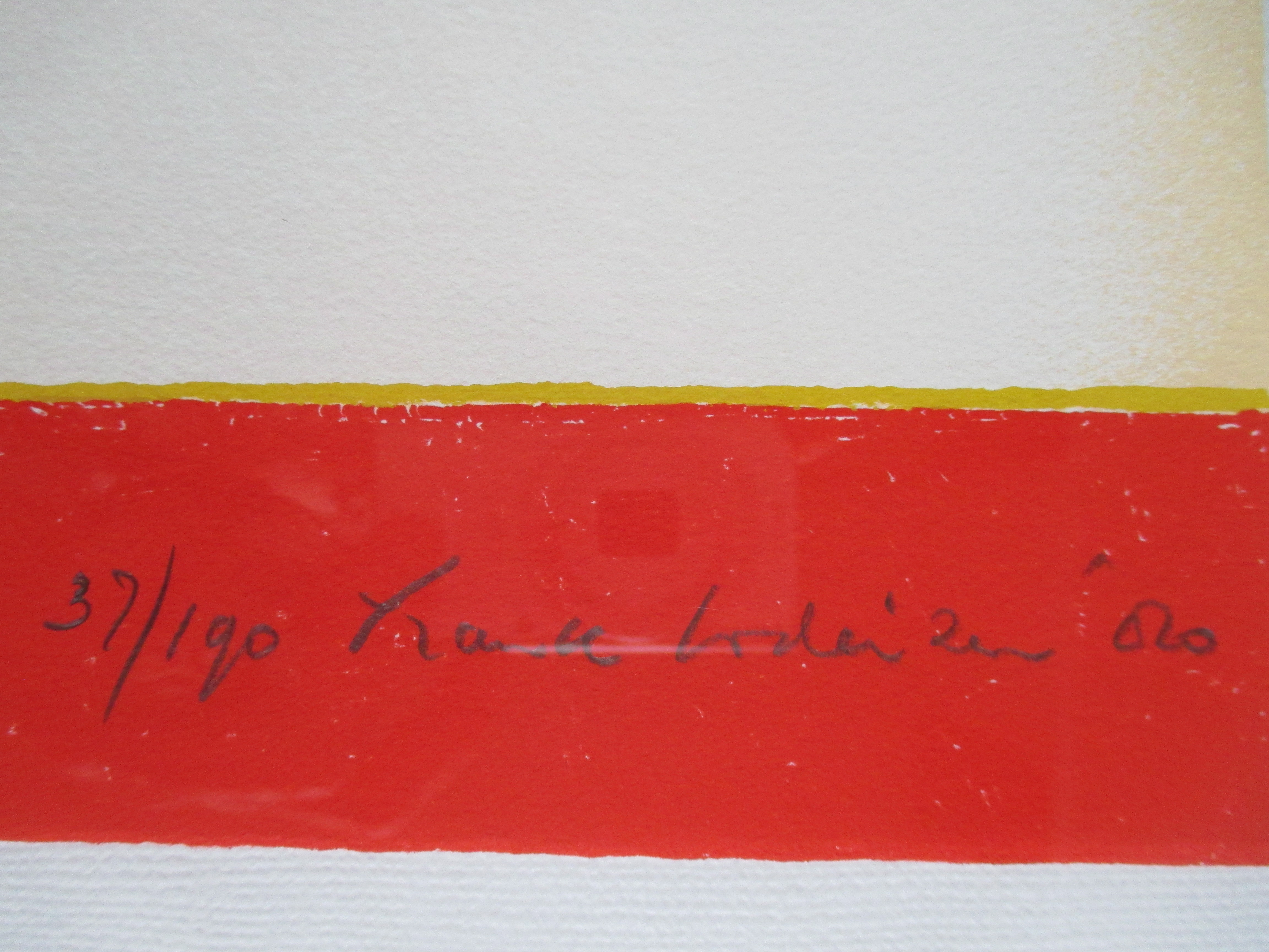 Frank Lodeizen - Ingelijste zeefdruk Prent 190 kopen? Bied vanaf 45!