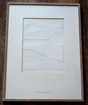 Harry van Kuyk - Reliefdruk, Geometrische diepdruk - 1982 kopen? Bied vanaf 250!