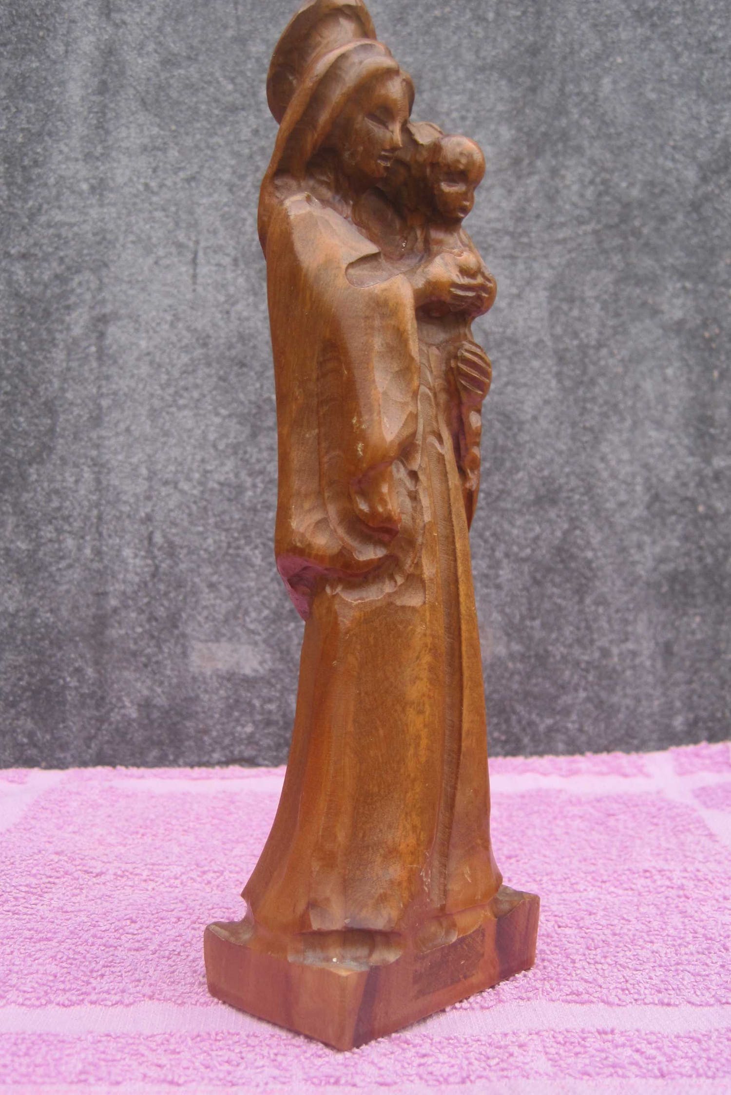 Heiligenbeeld - Maria met kind Jezus Verkocht | Kunstveiling.nl