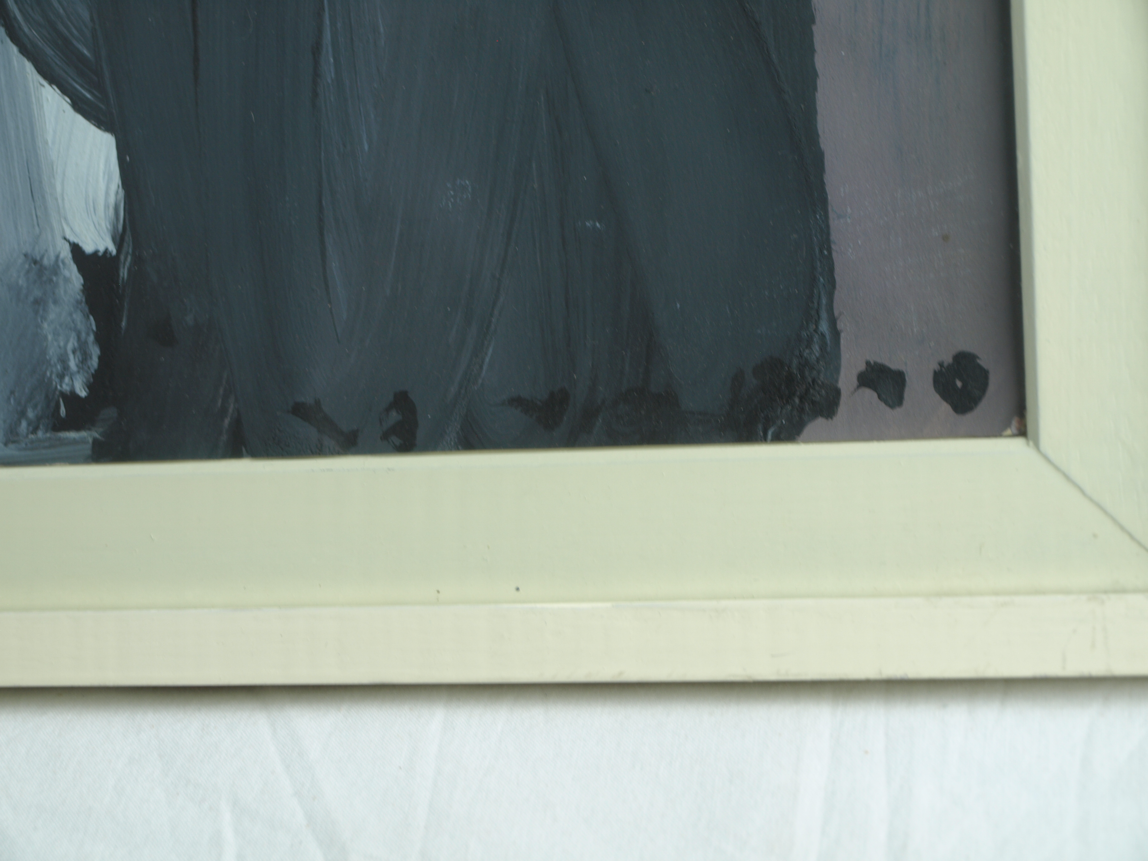 Victor Onstein - Acryl op papier , General Custers – gesigneerd & ingelijst – 1984  kopen? Bied vanaf 1!