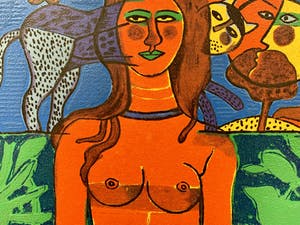 Corneille - TERRAGRAVURE - La Femme de la Bible - gesigneerd kopen? Bied vanaf 790!