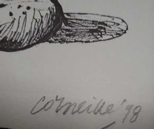 Corneille - litho, handgesigneerd en ingelijst, oplage 99 stuks kopen? Bied vanaf 60!