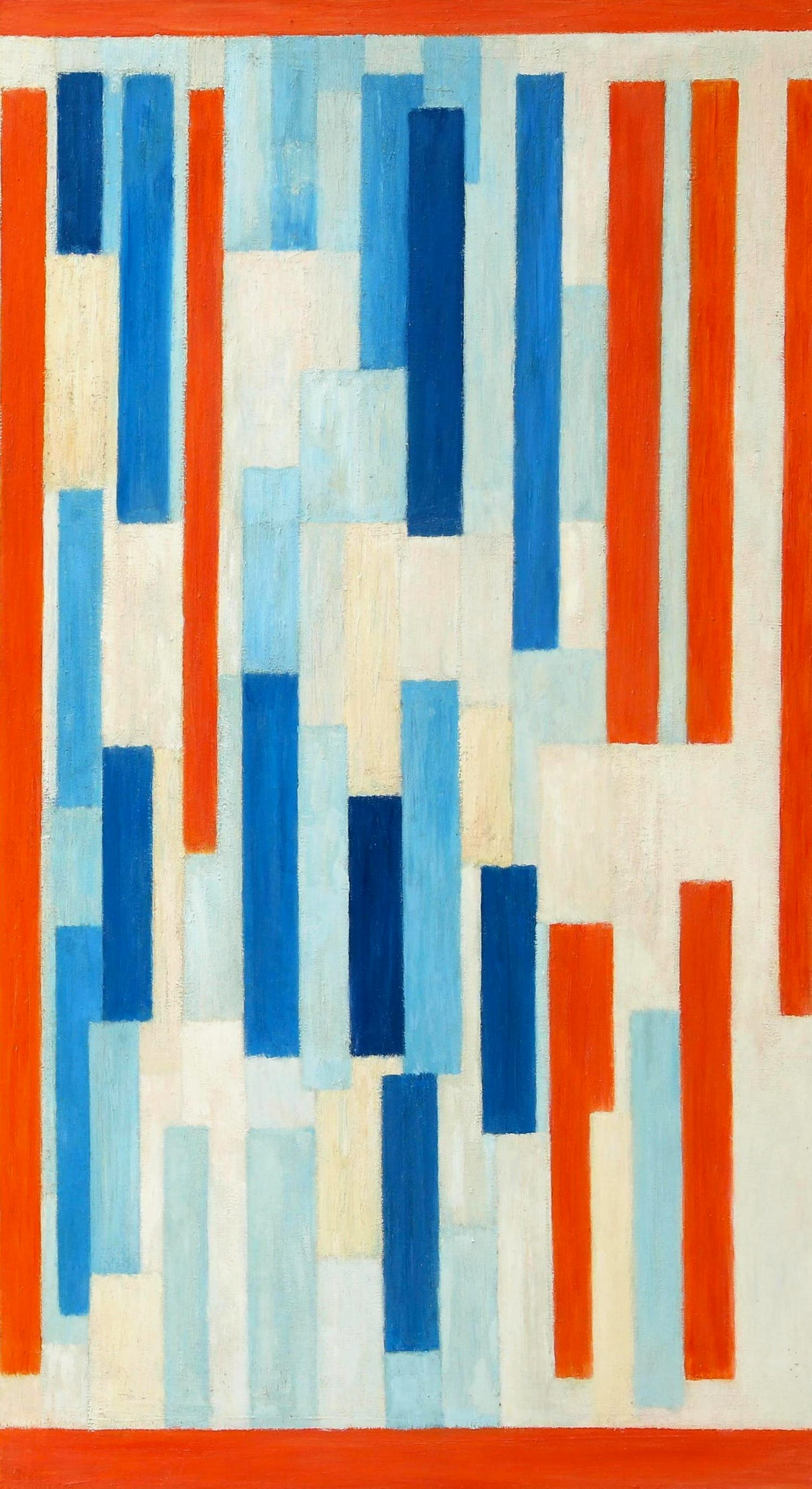 Adine Engelman - Olieverf op doek: Abstracte compositie - 1963 kopen? Bied vanaf 450!