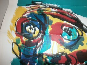 Karel Appel - three heads kopen? Bied vanaf 1!