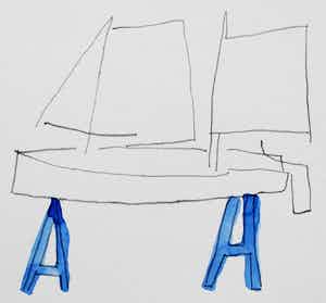 Klaas Gubbels - Hand ingekleurde tekening in oplage- 2001 verkocht voor € 275!