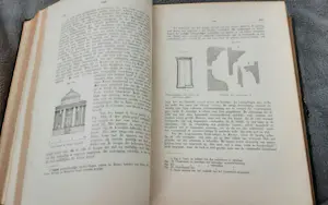 AcheterAntiquarisch Boek - Oud architectonisch bouwboek met staalgravures uit 1886 Gugel gesigneerd? Enchérissez de 69!