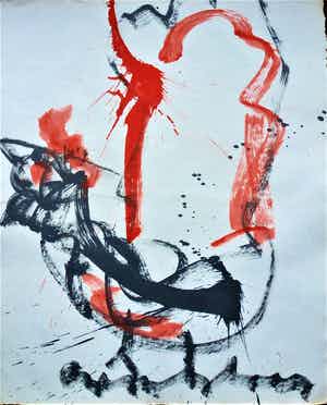 Anton Heyboer - De oer vogel . verkocht voor € 200!