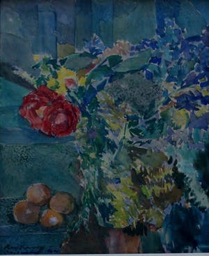 Kees Verwey - aquarel: bloemstilleven (herkomst: kunsthandel M.L. de Boer, Amsterdam) kopen? Bied vanaf 1550!