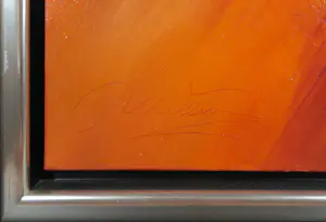 Lucienne van Eeden - Olieverf op doek, Rosa a Plausa II - Ingelijst (Groot) kopen? Bied vanaf 1!