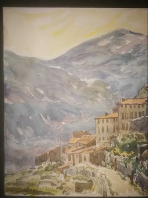 Piet Mulder - Bergdorp. 1981. kopen? Bied vanaf 1!