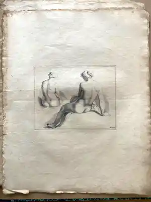 Abraham Bloemaert - Studie van het vrouwelijk lichaam verkocht voor € 49!