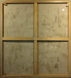 Angelos Tassopoulos - Olieverf op doek, Abstracte compositie - Zeer groot kopen? Bied vanaf 750!