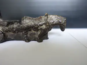 Brons (Onbekend) - Boerenkar met jongen in brons. kopen? Bied vanaf 55!