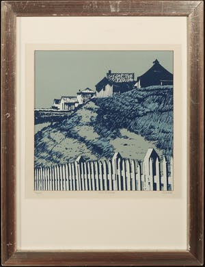 Leo Kools - Zeefdruk, Ierland - Ingelijst kopen? Bied vanaf 35!