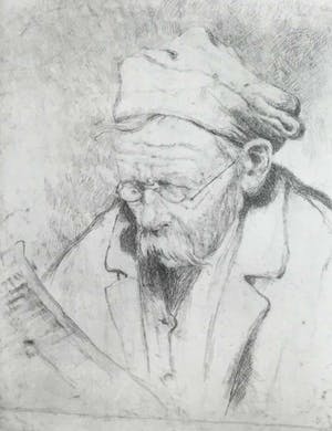 Willem van Nieuwenhoven - A9020-1, Portret van Mijnheer Dievenbach kopen? Bied vanaf 75!