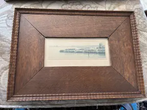 Dirk Harting - Waterkant, gesigneerde ets, circa 1935 kopen? Bied vanaf 35!