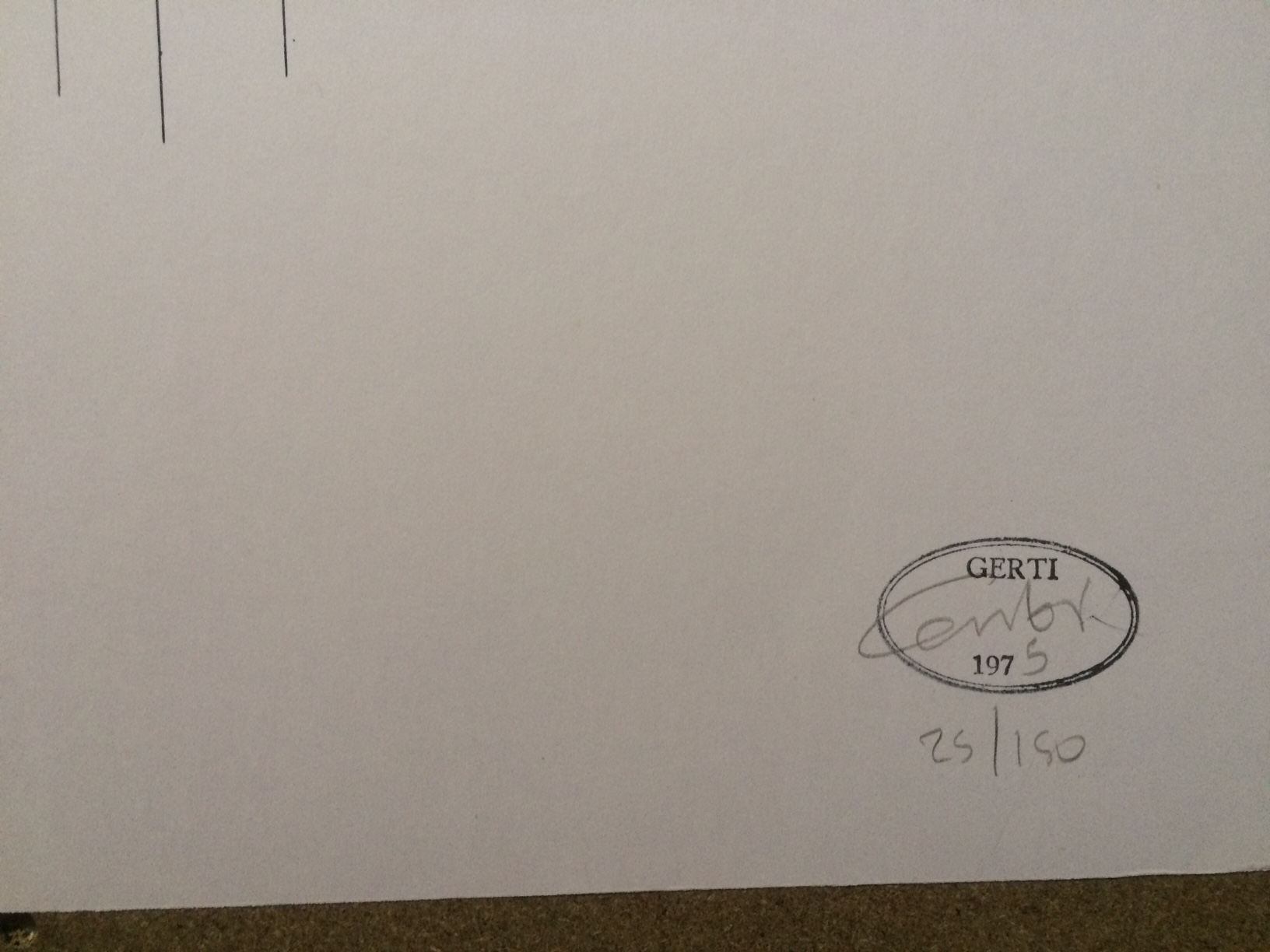 Gerti Bierenbroodspot - Labyrinth -handgesigneerd potlood - atelier stempel gerti 1975- oplage 150 -XXL kopen? Bied vanaf 60!
