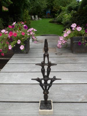 John Bier - De acrobaten trapeze-groot beeld. kopen? Bied vanaf 129!