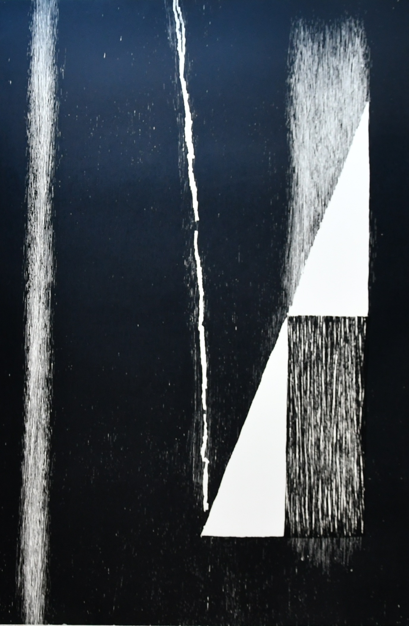 Guillaume Le Roy - Guillaume Le Roy # COMPOSITIE # groot formaat houtsnede, 1984, mint kopen? Bied vanaf 95!
