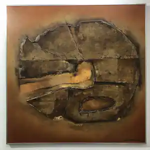 Machiel Hopman - Abstract - Olieverf op hardboard verkauft für € 375!