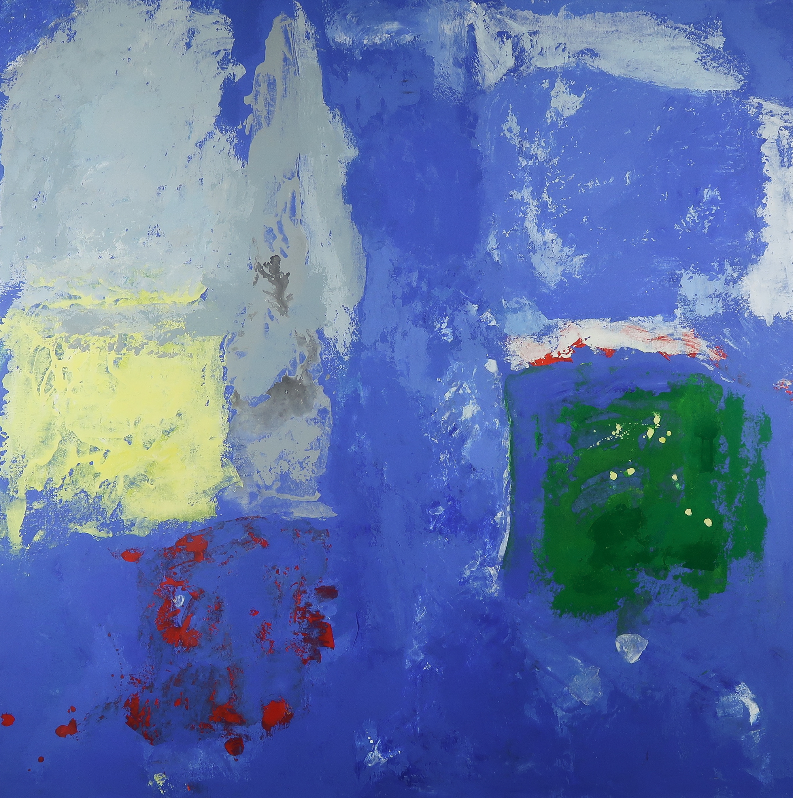 Jef Diederen - Acryl op doek, Abstracte voorstelling - Ingelijst (Zeer groot) kopen? Bied vanaf 1500!