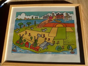 Peter Hofland - Litho, Titel "Anna Paulowna". kopen? Bied vanaf 20!