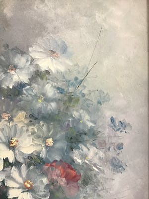 Niet of onleesbaar gesigneerd - Pot met bloemen kopen? Bied vanaf 1!