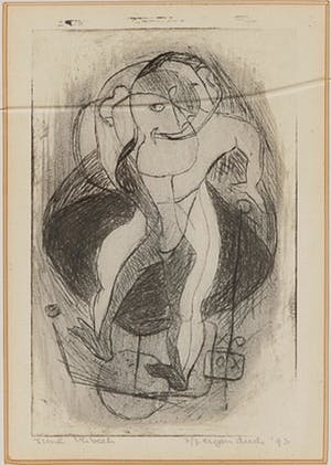 Irene Verbeek - Rot kat - 3/7 - 1974 - ets op papier - BKR Groningen kopen? Bied vanaf 20!