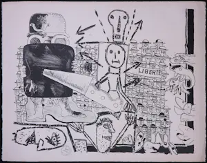 Ansgar Elde - Litho, Liberté kopen? Bied vanaf 40!