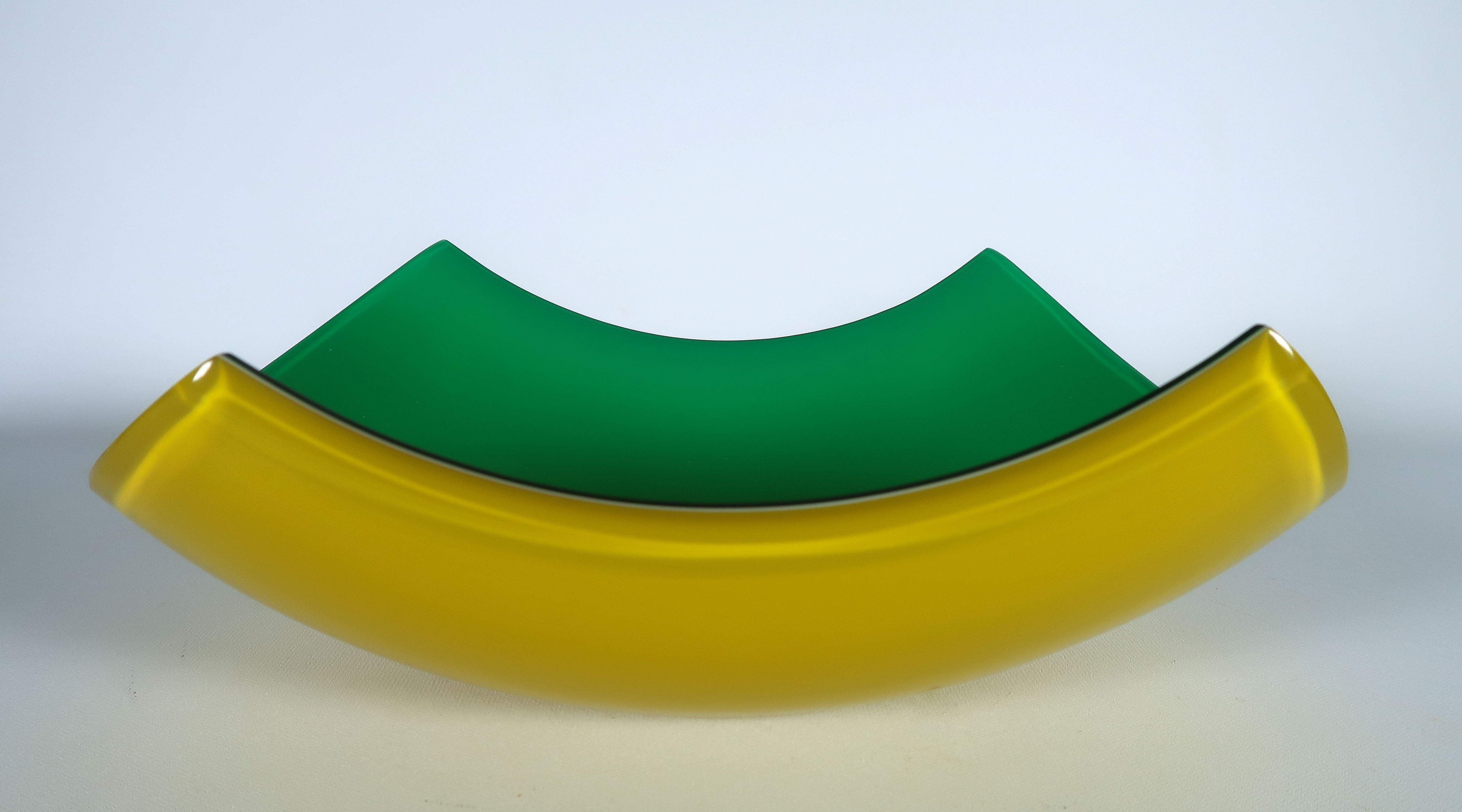Mazzega - Glas, Groen en gele schaal kopen? Bied vanaf 50!