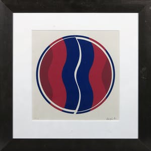 Janos Fajo - Zeefdruk, Konkrete Komposition kopen? Bied vanaf 50!