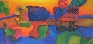 Patty Harpenau - Litho , “Fantasiedieren” – oplage 22 exemplaren kopen? Bied vanaf 1!