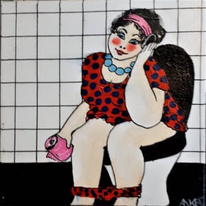 Anke Peddemors - kunst voor in het kleinste kamertje v25 kopen? Bied vanaf 15!