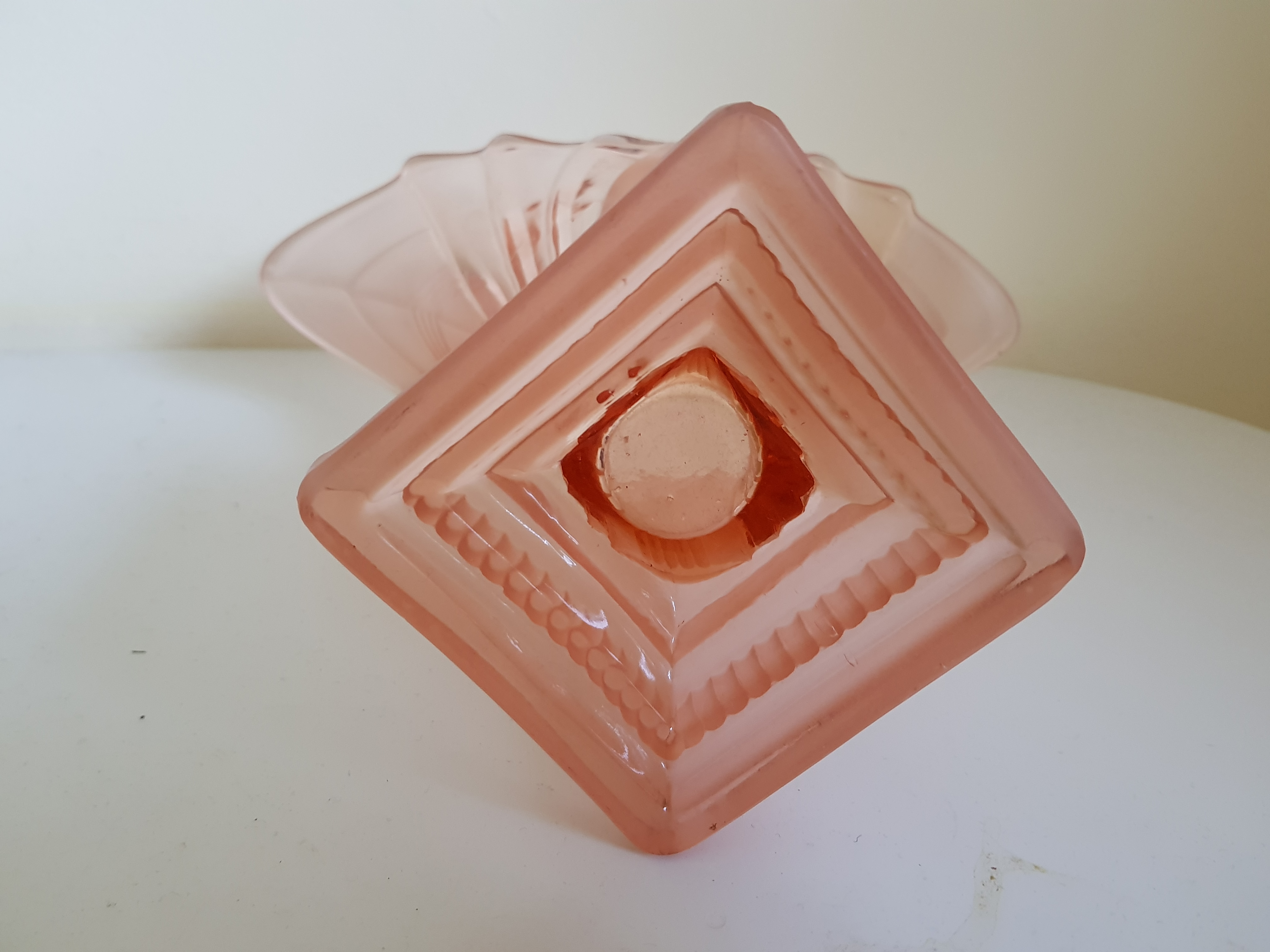 Walther glas - Rose persglazen vaas kopen? Bied vanaf 20!