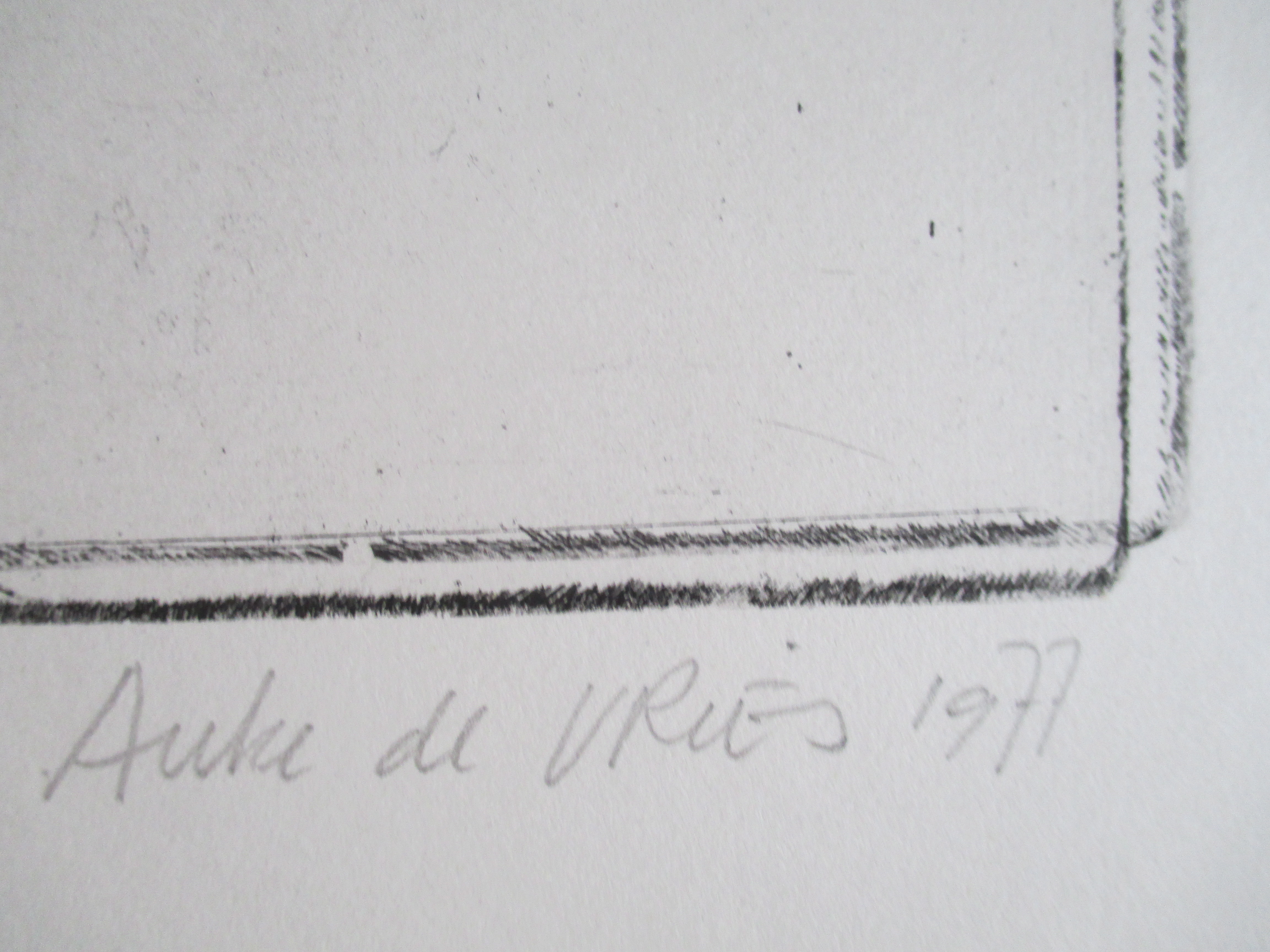 Auke de Vries - Litho uit kleine oplage 1977 "Voor Sadi" kopen? Bied vanaf 80!