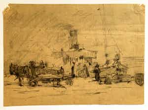 Herman Moerkerk - Kade met boot verkocht voor € 70!