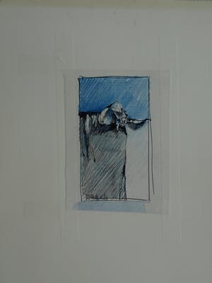 Fon Klement - 2 Tekeningen , schetsen - 1987 kopen? Bied vanaf 50!