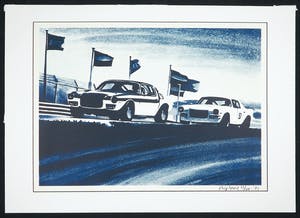 Rene Brone - Zeefdruk, Auto race kopen? Bied vanaf 1!