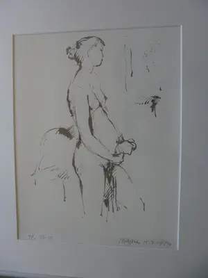 Nic Jonk - Zeefdruk, Vrouw , uit 15-03-1984 kopen? Bied vanaf 35!