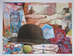 Nicolaas Wijnberg - Hommage aan Breitner - Kleurenlitho kaufen? Bieten Sie von 60!