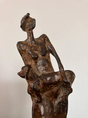 Marian Kievits - Vrouw met teckel kopen? Bied vanaf 125!