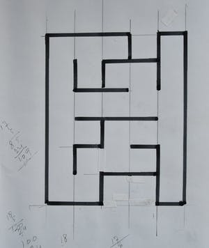 Siep van den Berg - #CONSTRUCTIVISTISCHE PENTEKENING # 1990, mint kopen? Bied vanaf 39!