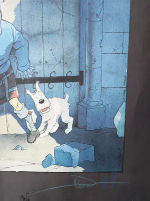 Pascal Somon - Kuifje. Hommage aan Herge. (TinTin - L'Ile Noire). kopen? Bied vanaf 69!