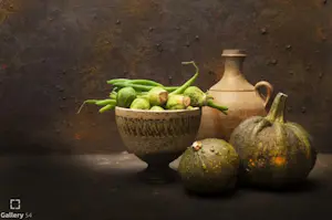 Mos Merab Samii - Haricots Verts - Stilleven Food Photo kaufen? Bieten Sie von 75!