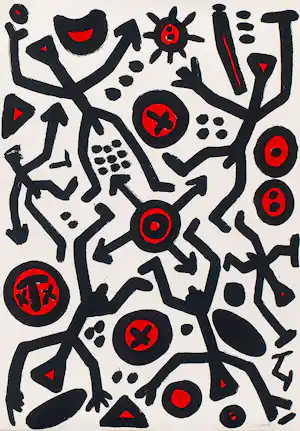 A.R. Penck - Spirit of Europe verkauft für € 400!