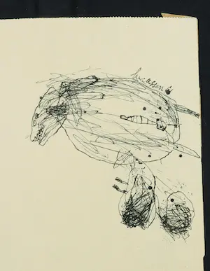 Reinier Lucassen - Pentekening, Zonder titel kopen? Bied vanaf 1!