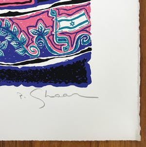 Pinchas Shaar - Lot van 2 Kleurenlitho's - "Jewish Holidays" - AP - Gesigneerd kopen? Bied vanaf 45!