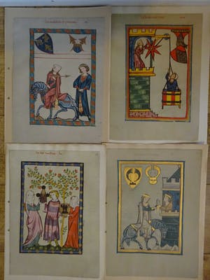 Niet of onleesbaar gesigneerd - Miniaturen Heidelberg kopen? Bied vanaf 1!