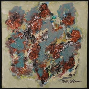 Bert Braam - Acryl op doek, Bloemstuk kopen? Bied vanaf 1!