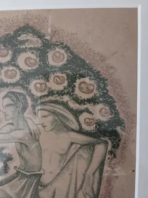 Richard Roland Holst - Voorblad Houtsnijdersnummer Wendingen. Figuren. kopen? Bied vanaf 79!